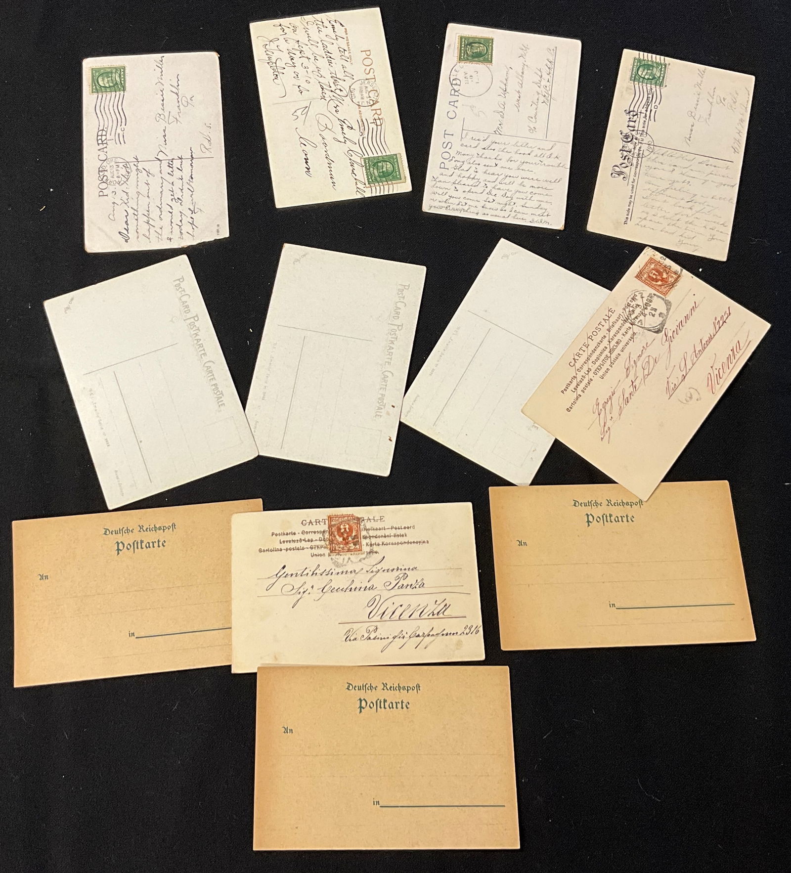 Romantic and Topographical Vintage Postcards - 6