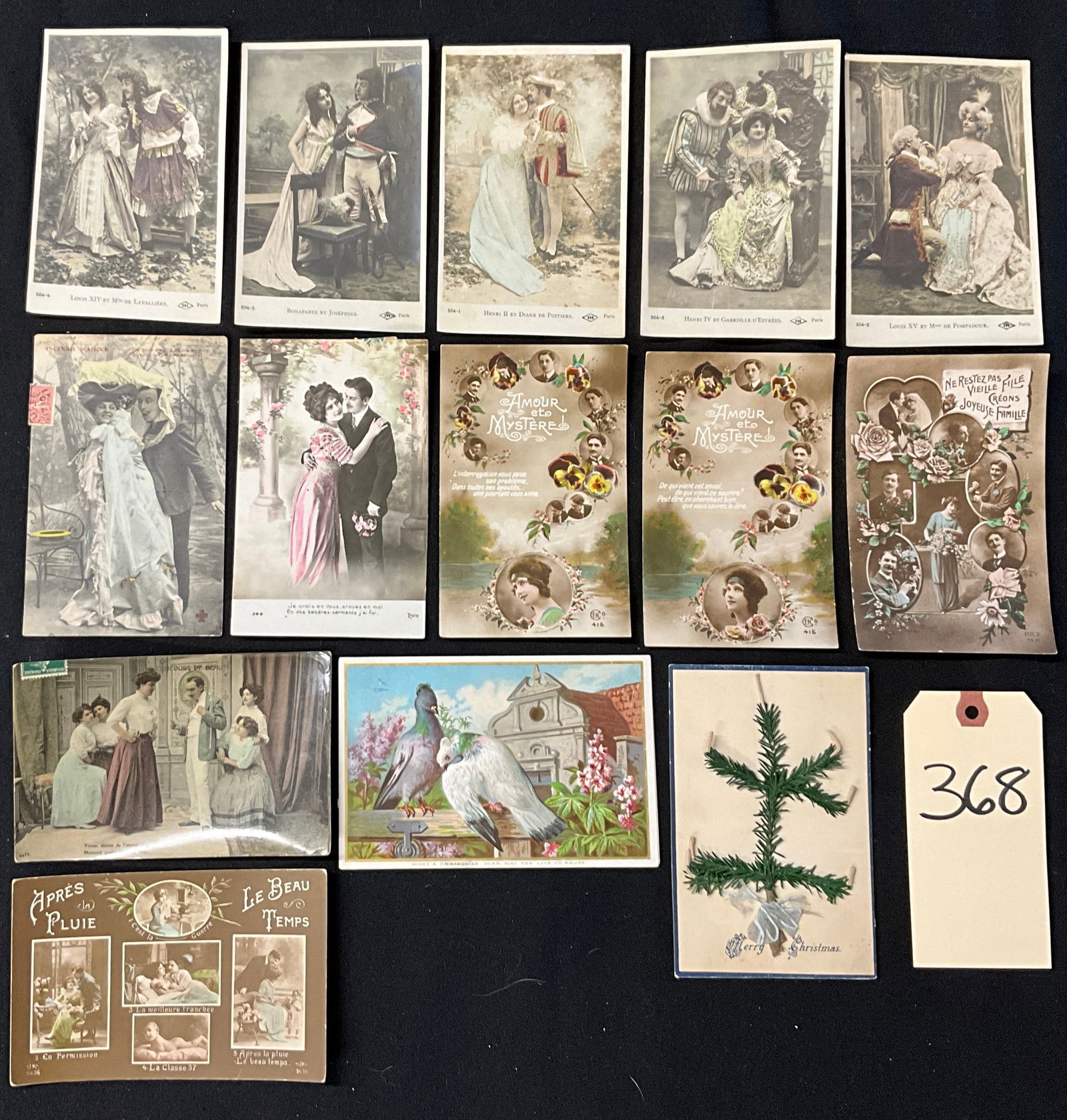 French Historical Romance and Belle Epoque Postcard Collection - 2