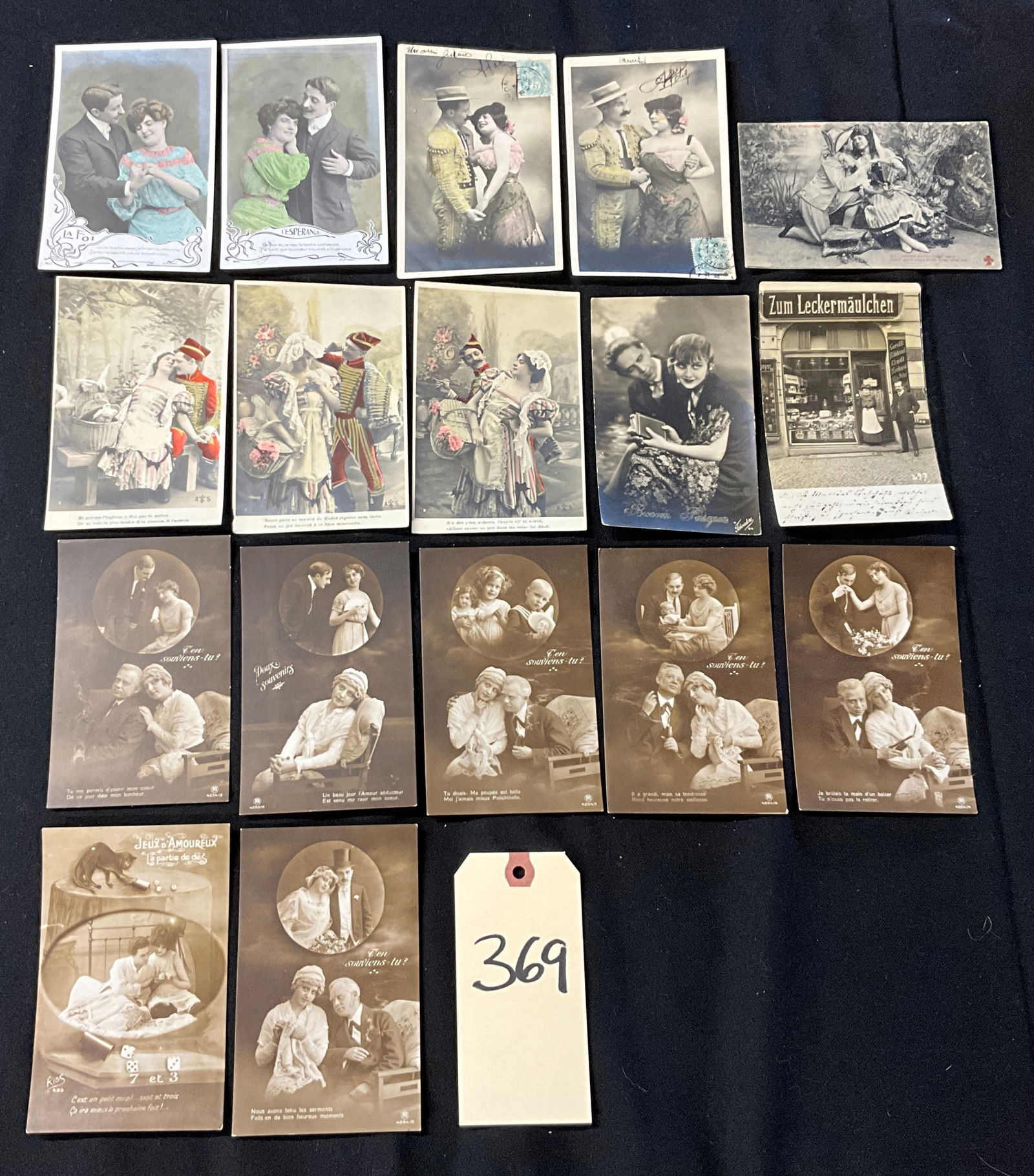 Romantic and Genre Postcards (1 of 6)