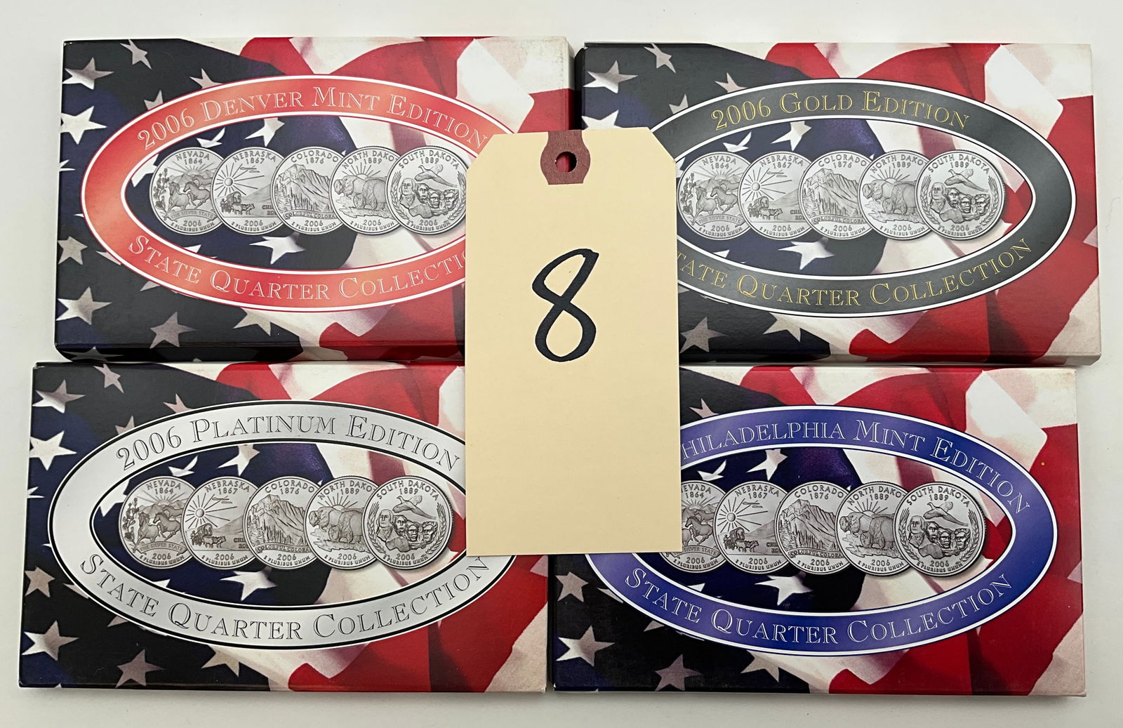 US 2006 Quarter Dollar, Clad, Gold and Platinum Layered (1 of 4)