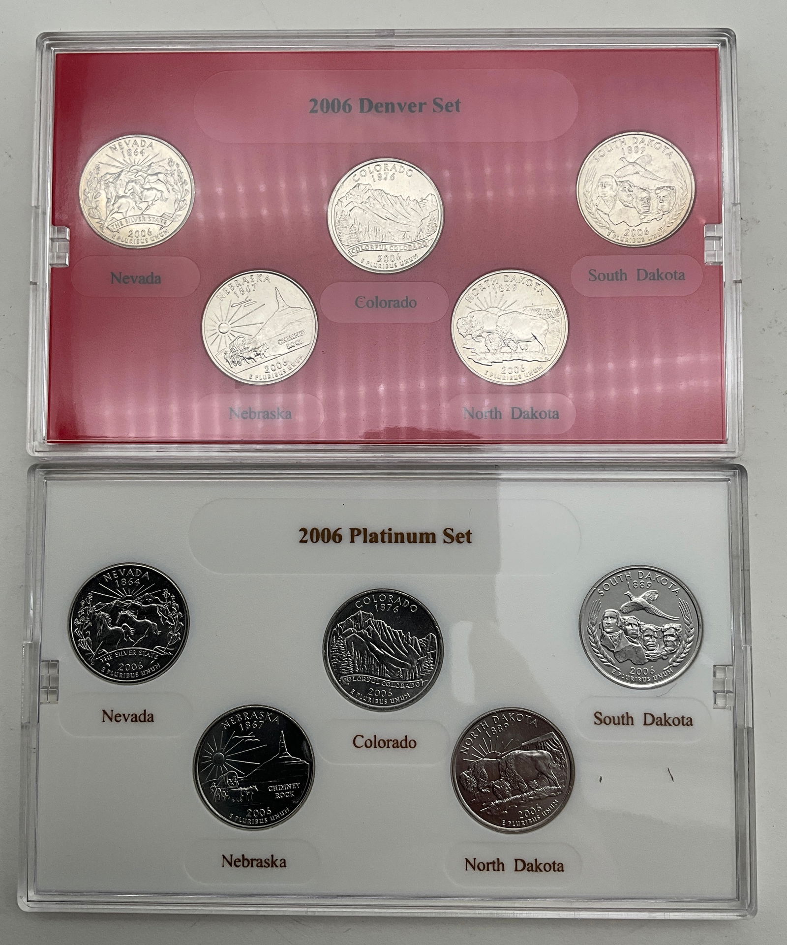 US 2006 Quarter Dollar, Clad, Gold and Platinum Layered - 4