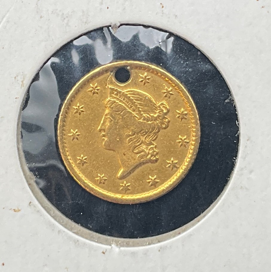 US 1853 1 Dollar, Gold, KM-71 - 2