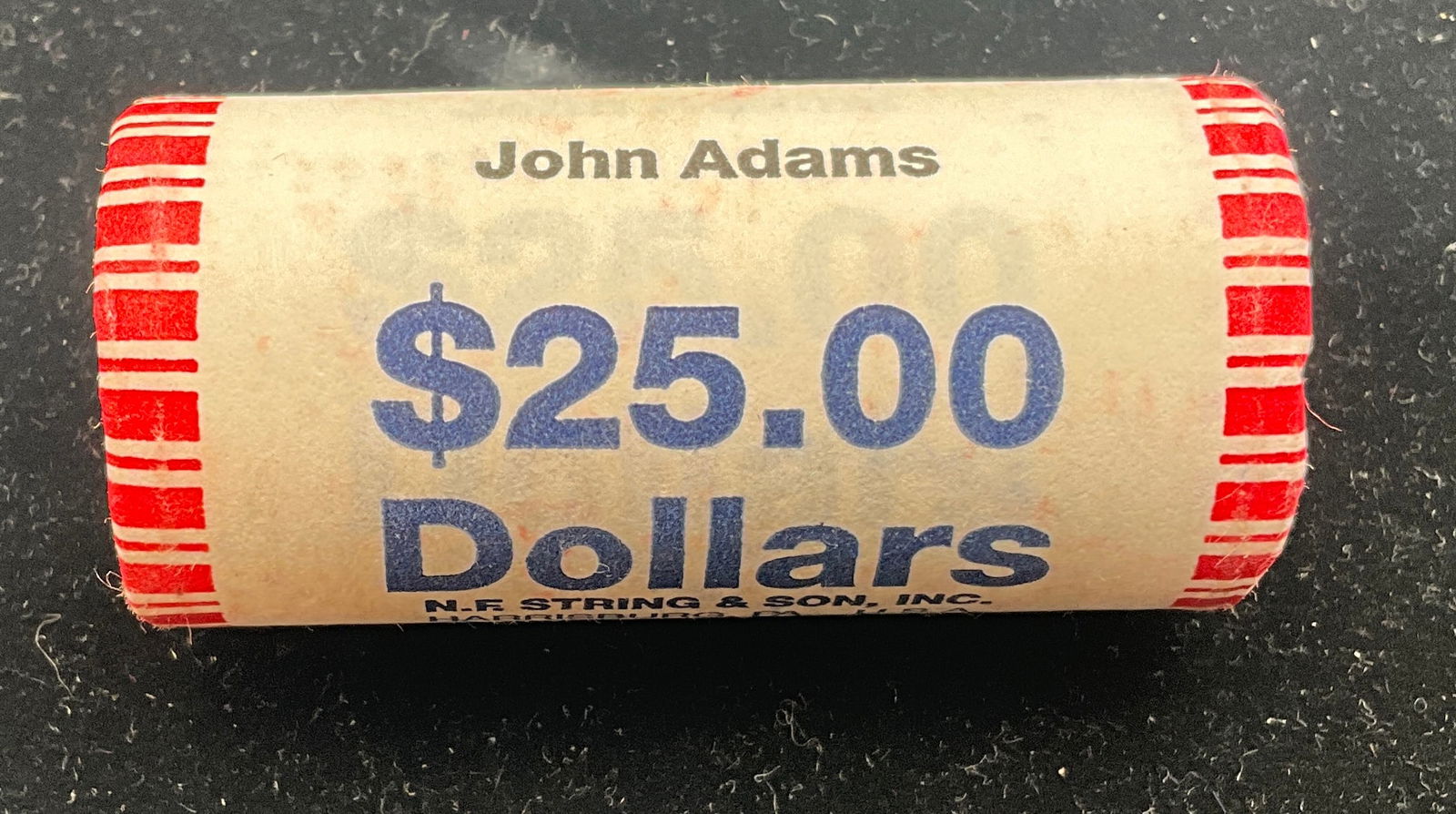 US 2007 $1 John Adams Presidential Dollar Roll, Manganese-Brass, KM-402 - 2