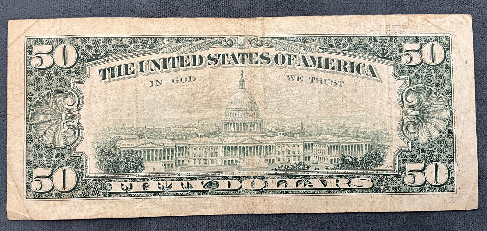 US 1990 $50 Federal Reserve Note, Fr. 2124-E - 3
