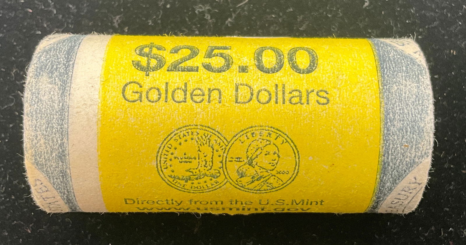 US 2000 Sacagawea Dollar Roll, Manganese-Brass, KM-310 - 2