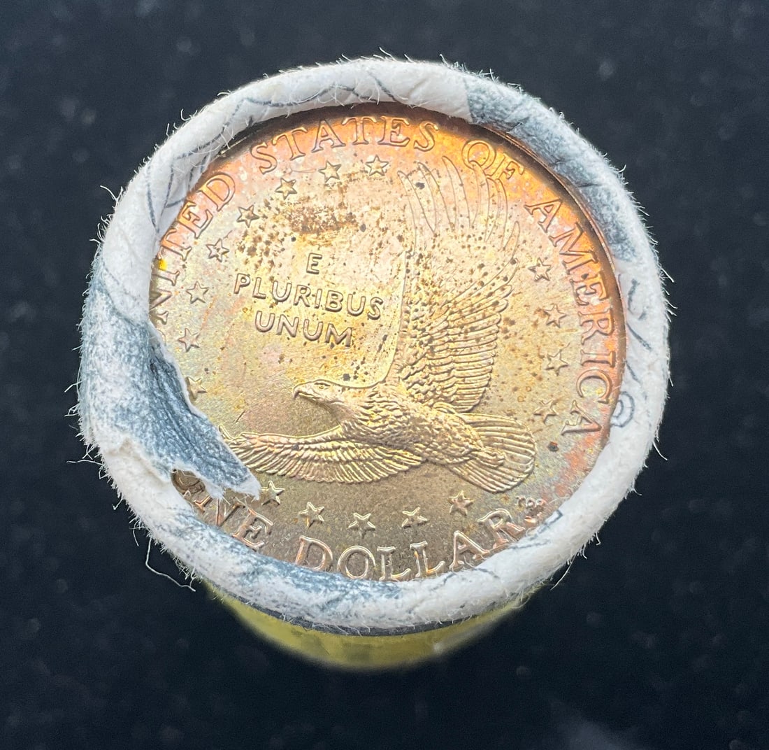 US 2000 Sacagawea Dollar Roll, Manganese-Brass, KM-310 - 3