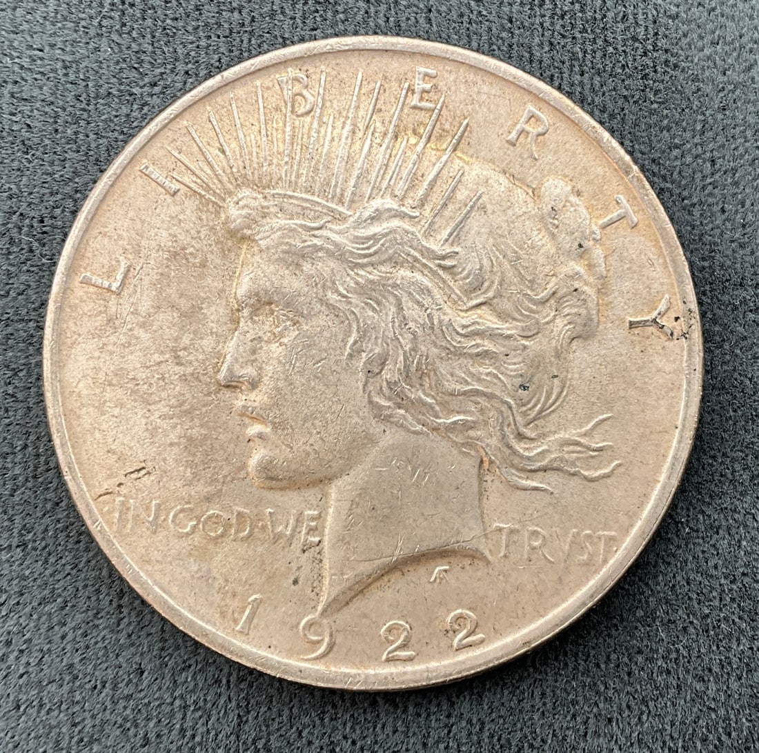 US 1922 Peace Dollar, Silver - 2