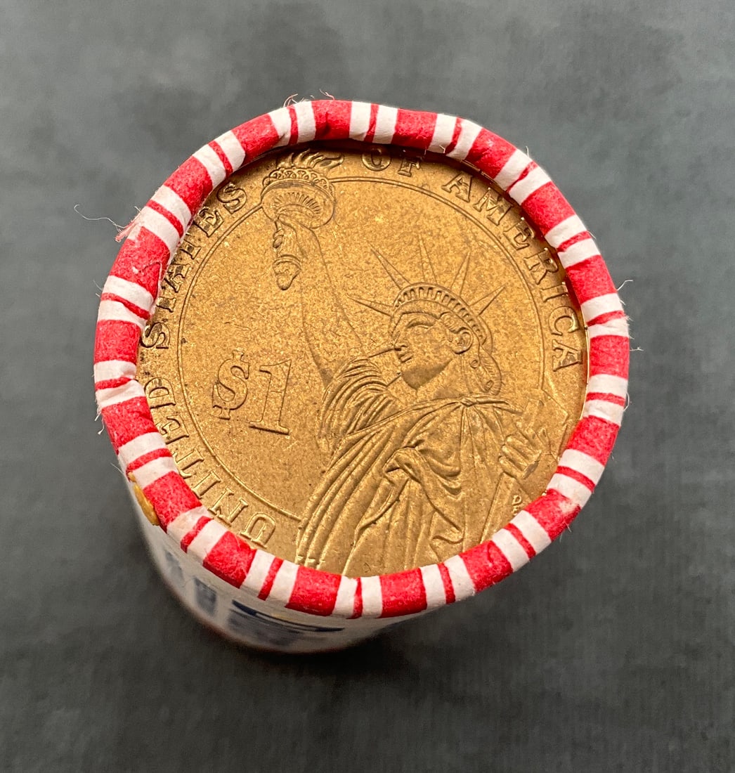 US 2007 George Washington $1 Roll, Manganese-Brass Clad - 4