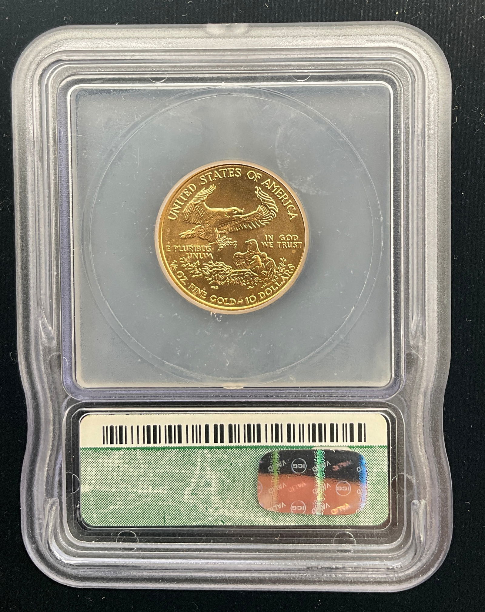 US 2001 $10 American Gold Eagle, ICG MS70 - 3