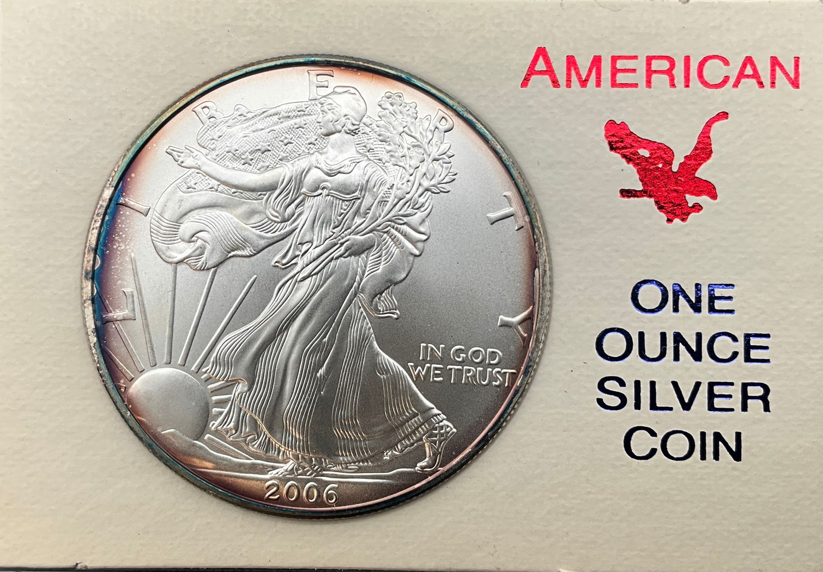 US 2006 American Silver Eagle, Silver, KM-273 - 2