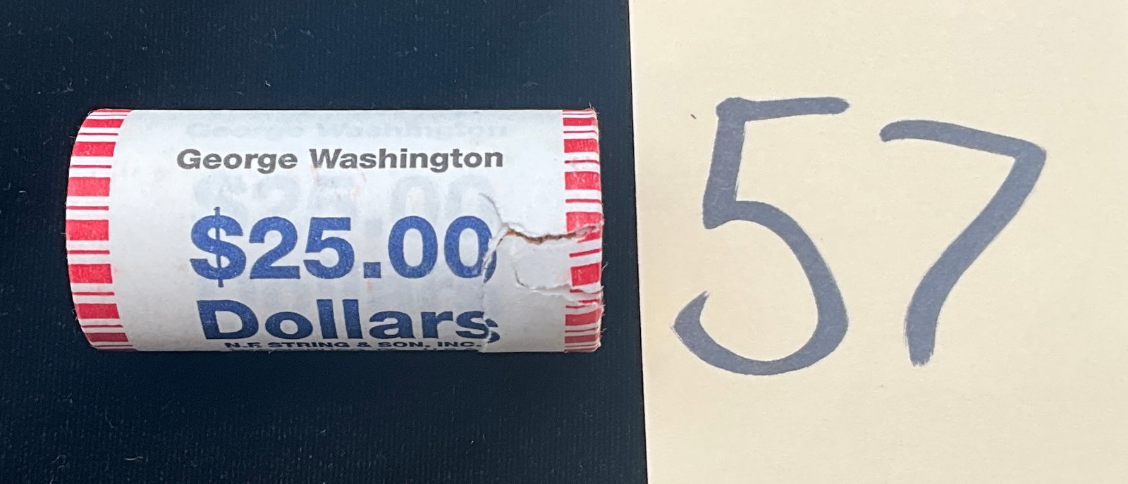 US 2007 $1 George Washington, Manganese-Brass, KM-401, Roll of 25 (1 of 4)