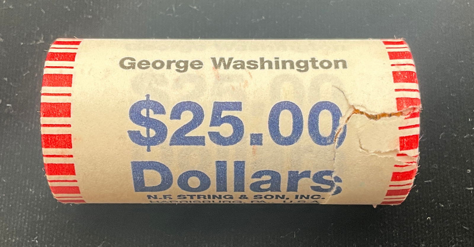 US 2007 $1 George Washington, Manganese-Brass, KM-401, Roll of 25 - 2