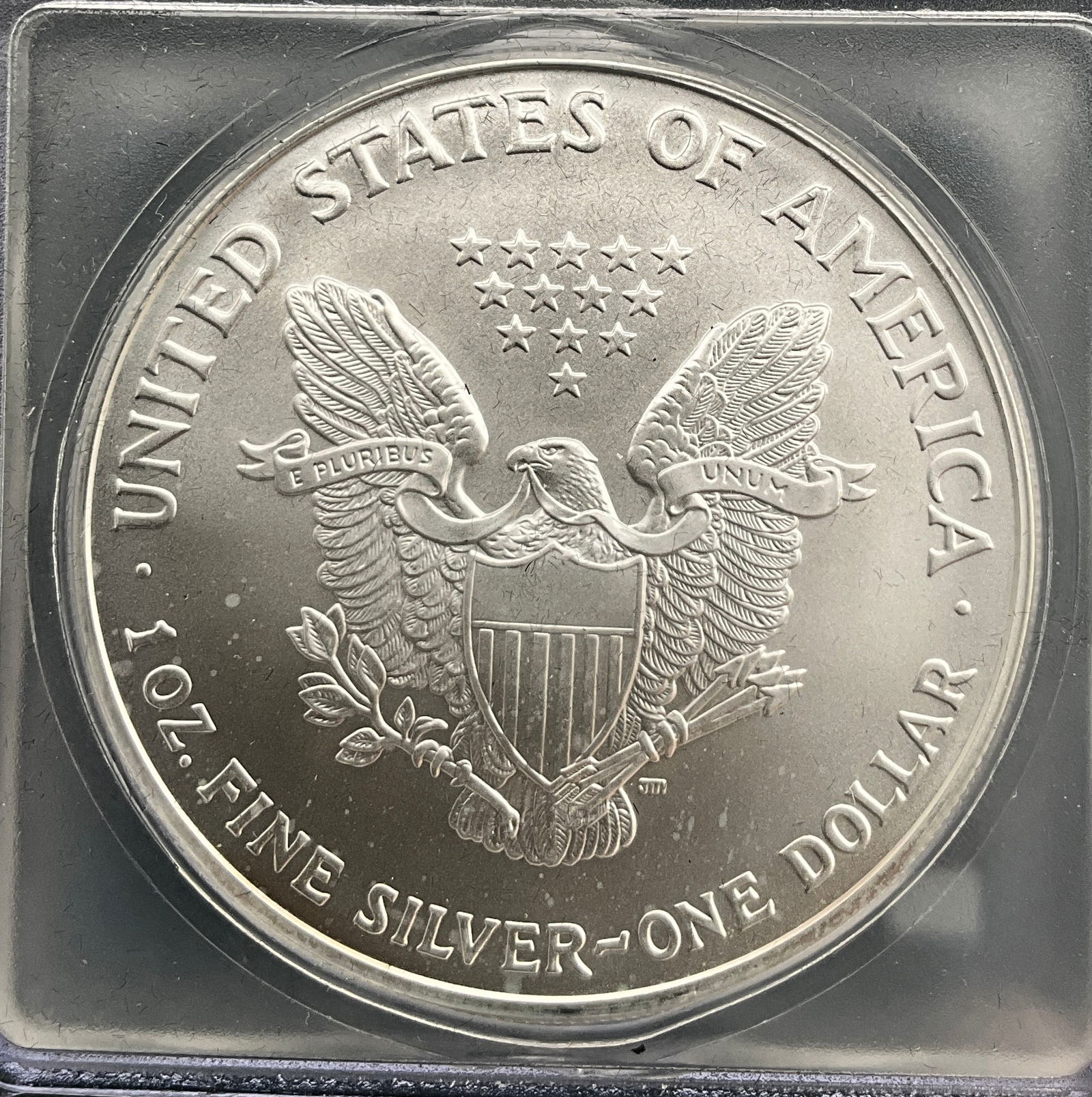 US 2005 $1 American Silver Eagle, Silver, ICG MS70 - 5