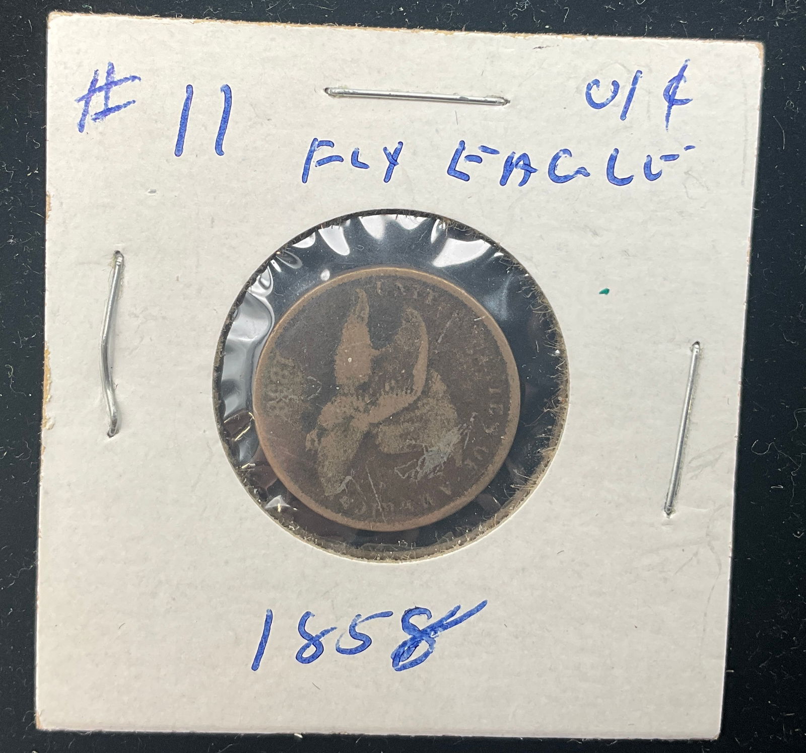 US 1858 One Cent, Copper-Nickel, KM-85 - 2