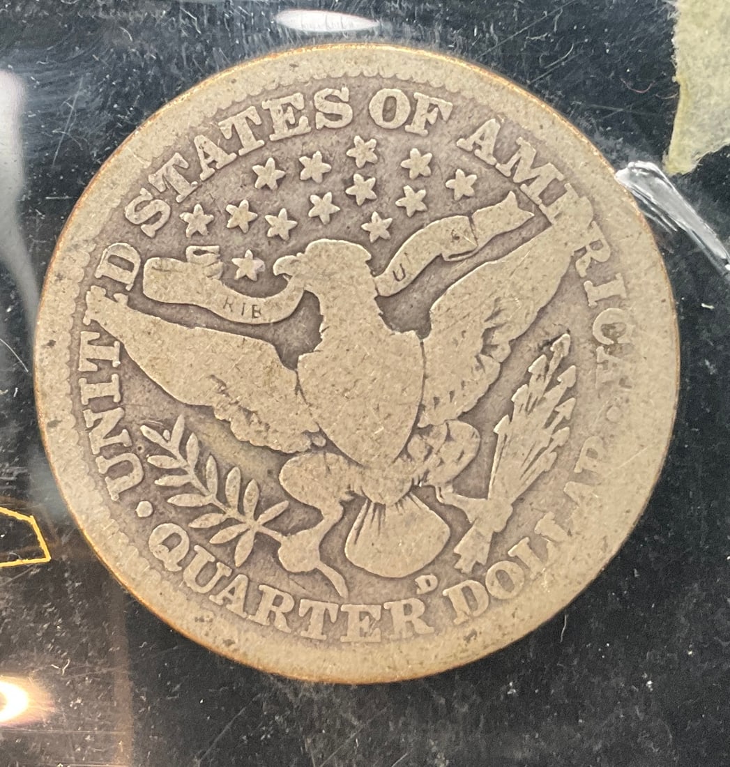 US 1916-D Barber Quarter, Silver, KM-114 - 3