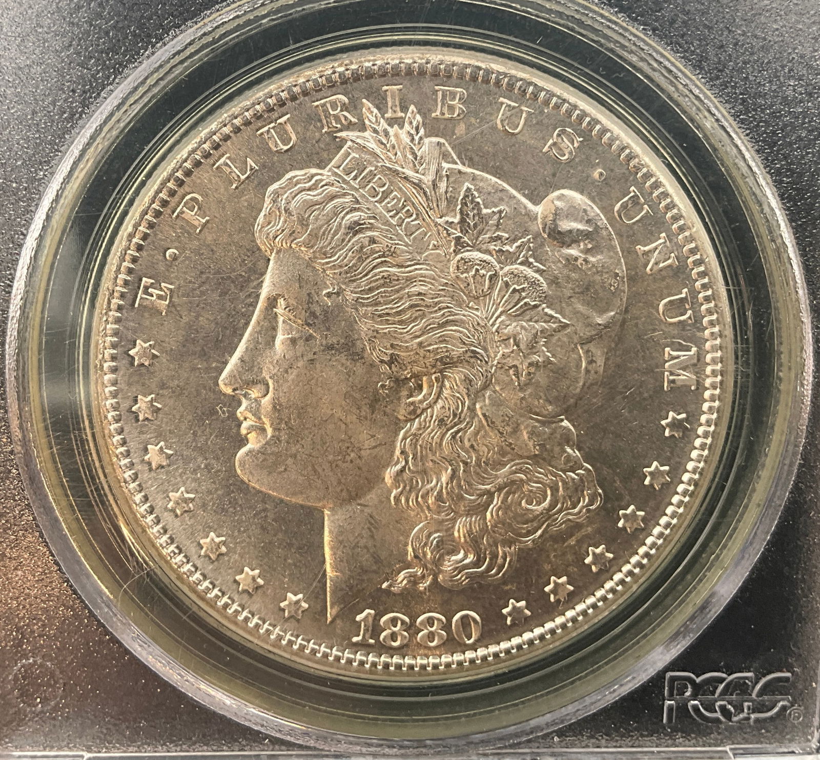 US 1880-S Morgan Silver Dollar, PCGS MS66PL - 3