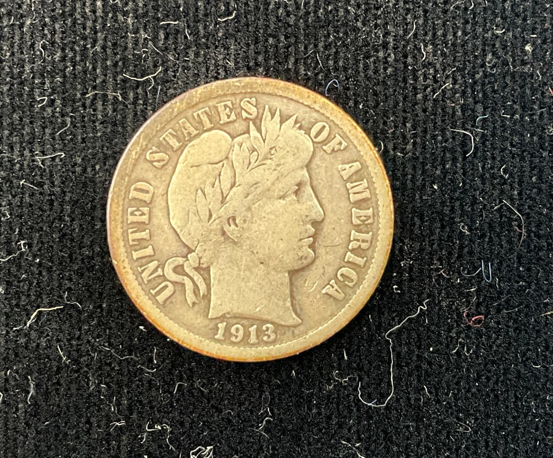 US 1913 One Dime, Silver, KM-113 - 2