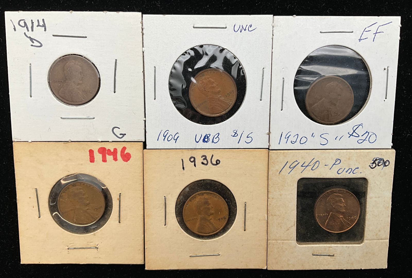 US 1909-1946 Lincoln Wheat Cent Collection, Bronze - 2