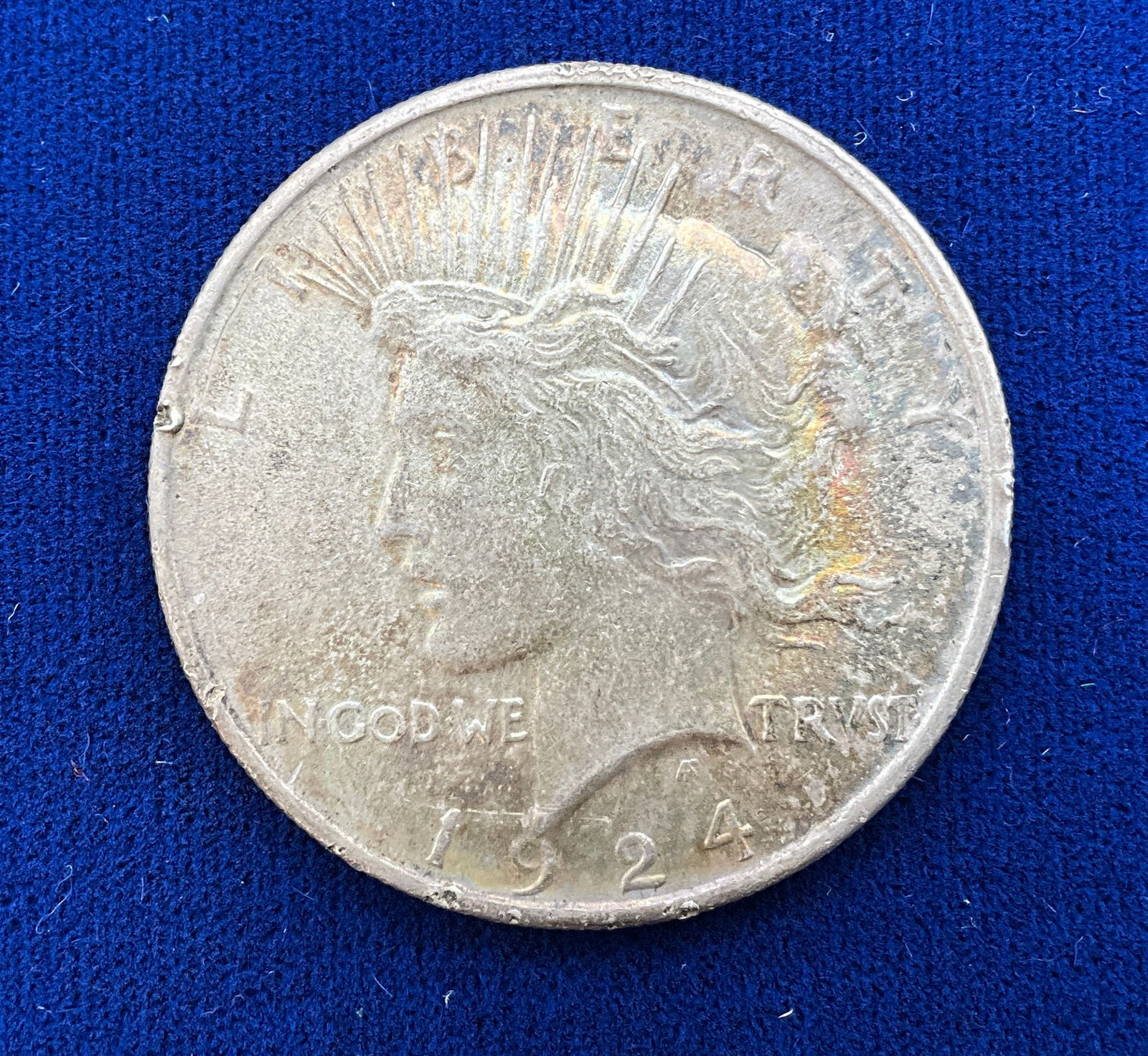 US 1924 Peace Dollar, Silver - 2