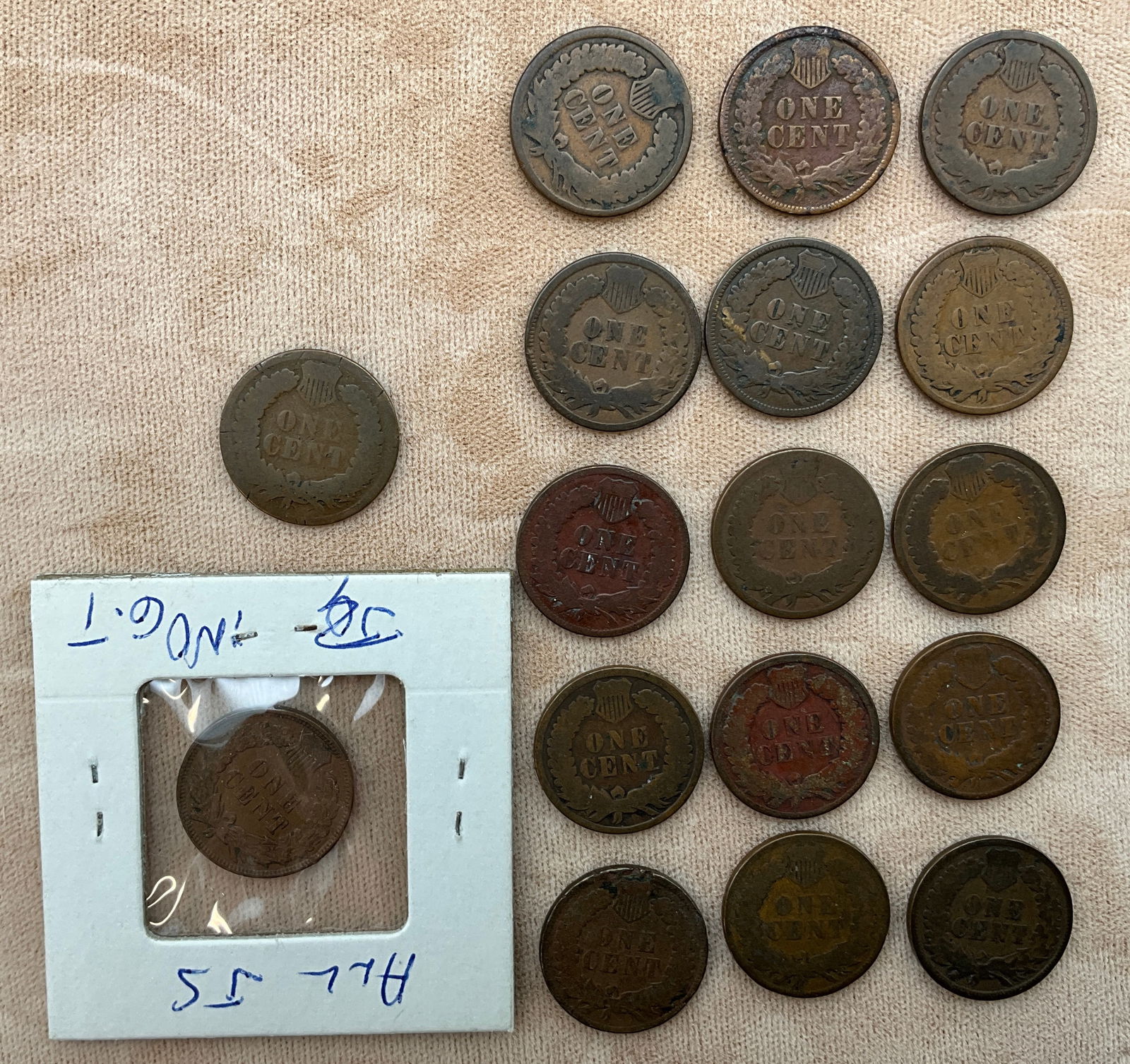 US 1879-1908 Indian Head Cents, Bronze, KM-90a - 3
