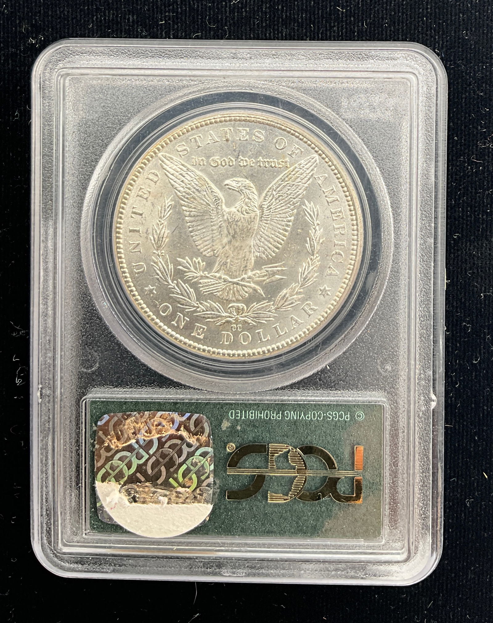 US 1884-CC Morgan Dollar, Silver, KM-110, PCGS MS64 - 3