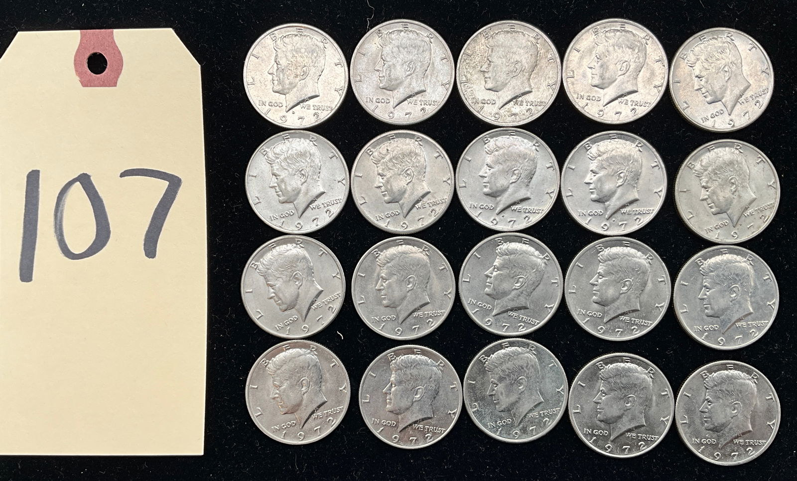 US 1972 A Collection of Kennedy Half Dollars, Copper-Nickel Clad, KM-202b (1 of 3)