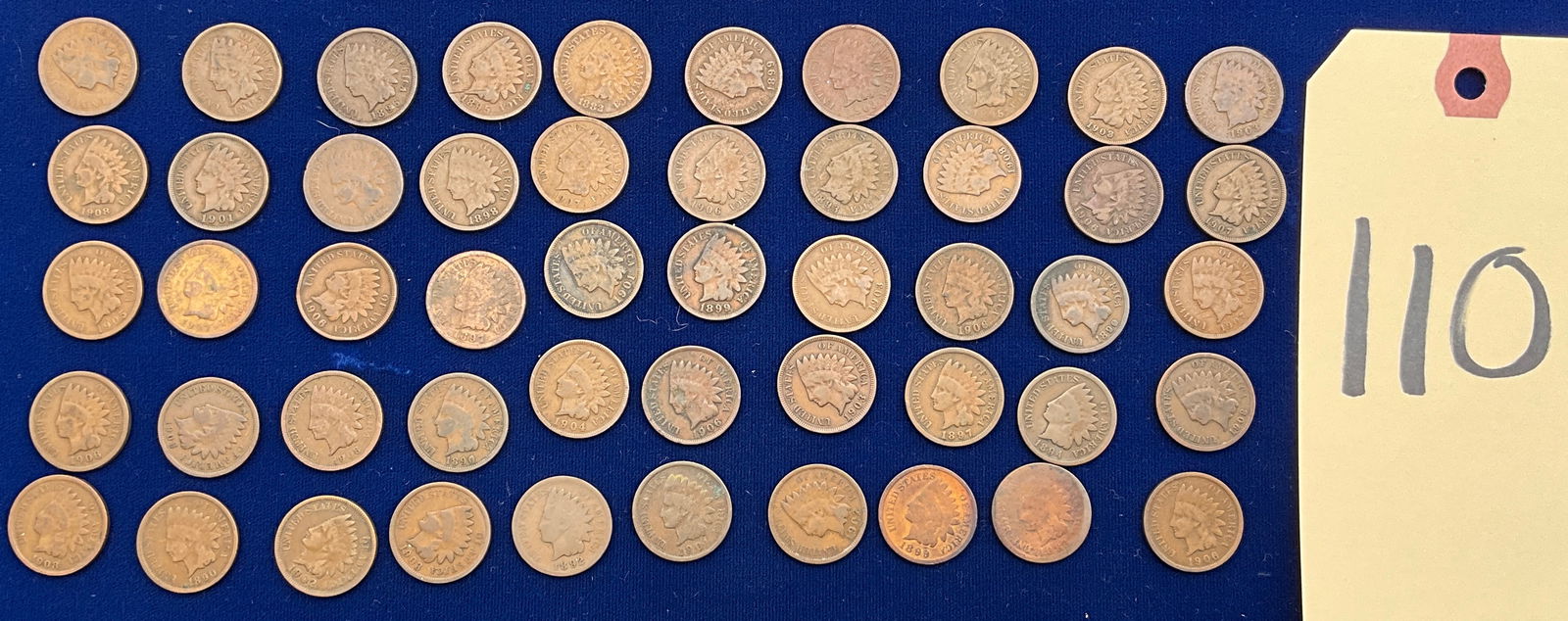 US 1883-1908 Indian Head Cent Group, Copper-Alloy (1 of 3)