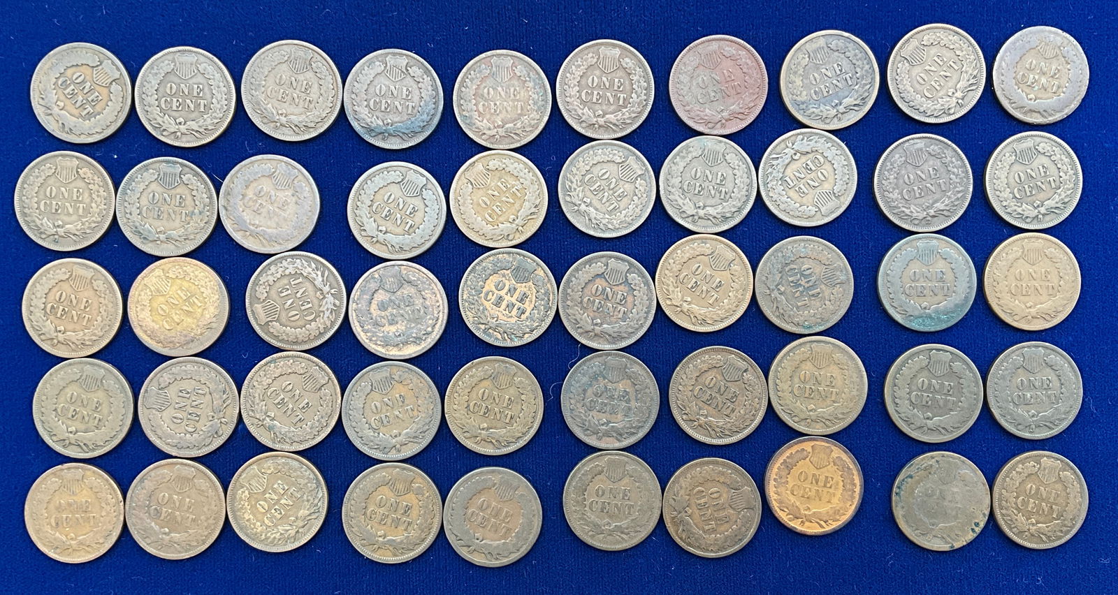 US 1883-1908 Indian Head Cent Group, Copper-Alloy - 3