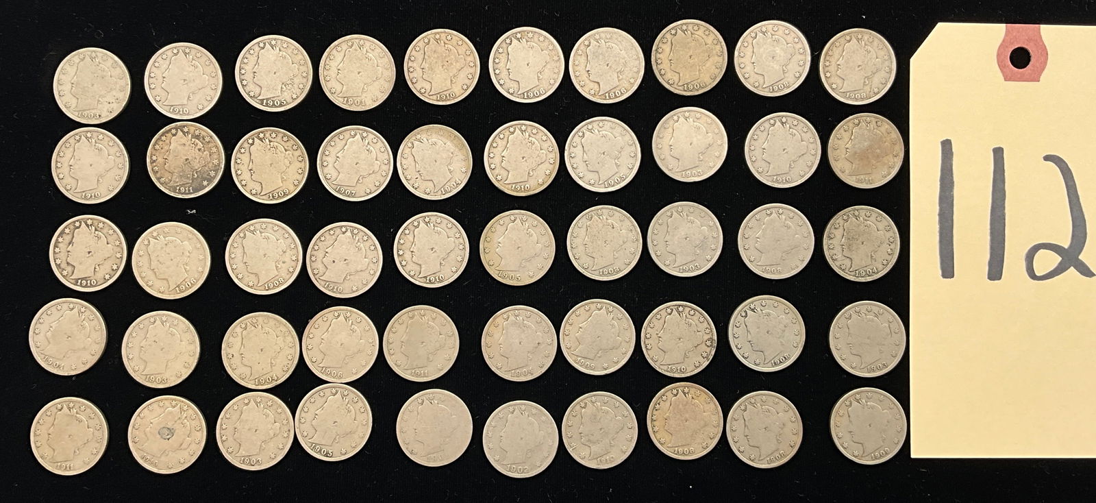 US 1901-1911 Liberty Head V Nickels, Cupro-Nickel, KM-112 (1 of 3)