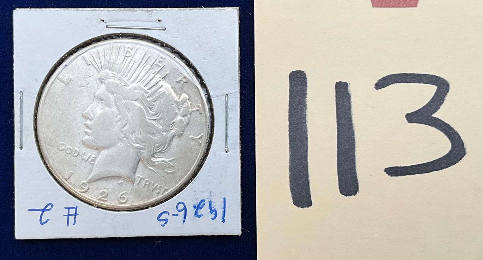 US 1926-S Peace Dollar, Silver, KM-150: KM-150. Designer: Anthony de Francisci. San Francisco Mint (S mint mark). Peace obverse / Eagle reverse. This 1926-S Peace silver dollar is a recognized semi-key date within the series. Metal: