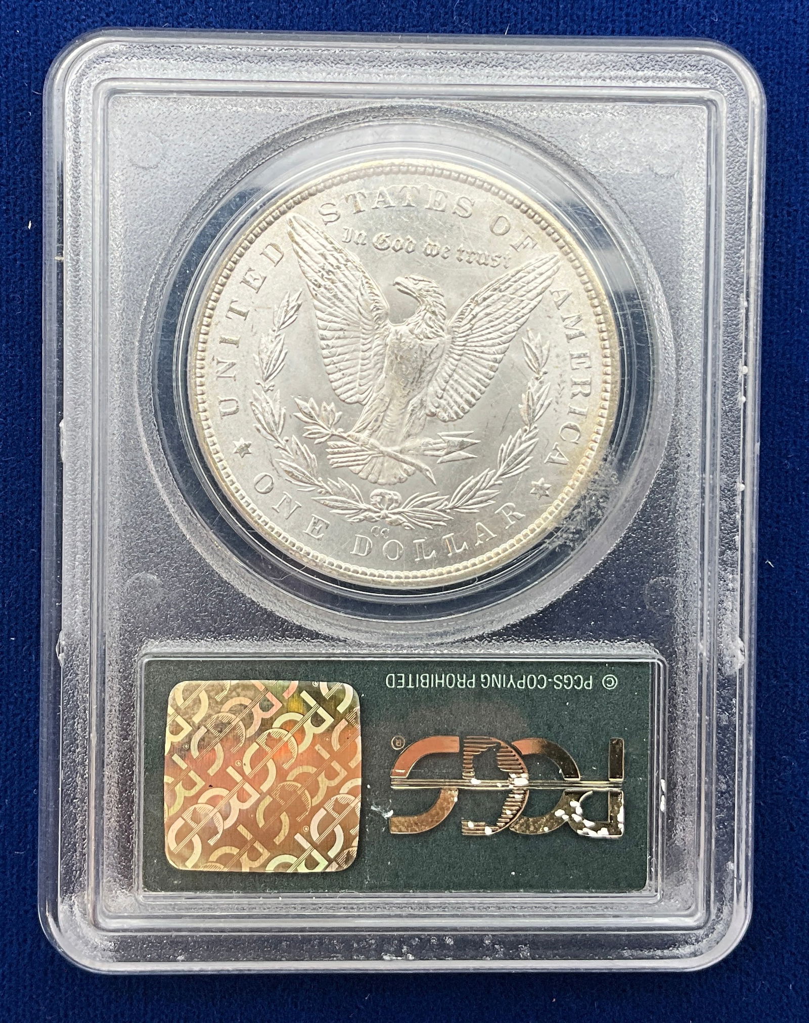 US 1882-CC Morgan Dollar, Silver, KM-110, PCGS MS63 - 4