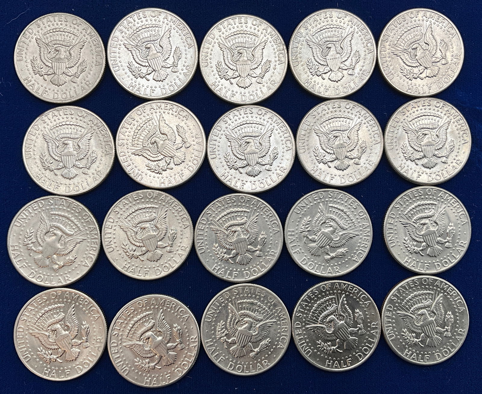 US 1971 Kennedy Half Dollars, Copper-Nickel Clad, KM-202b - 3