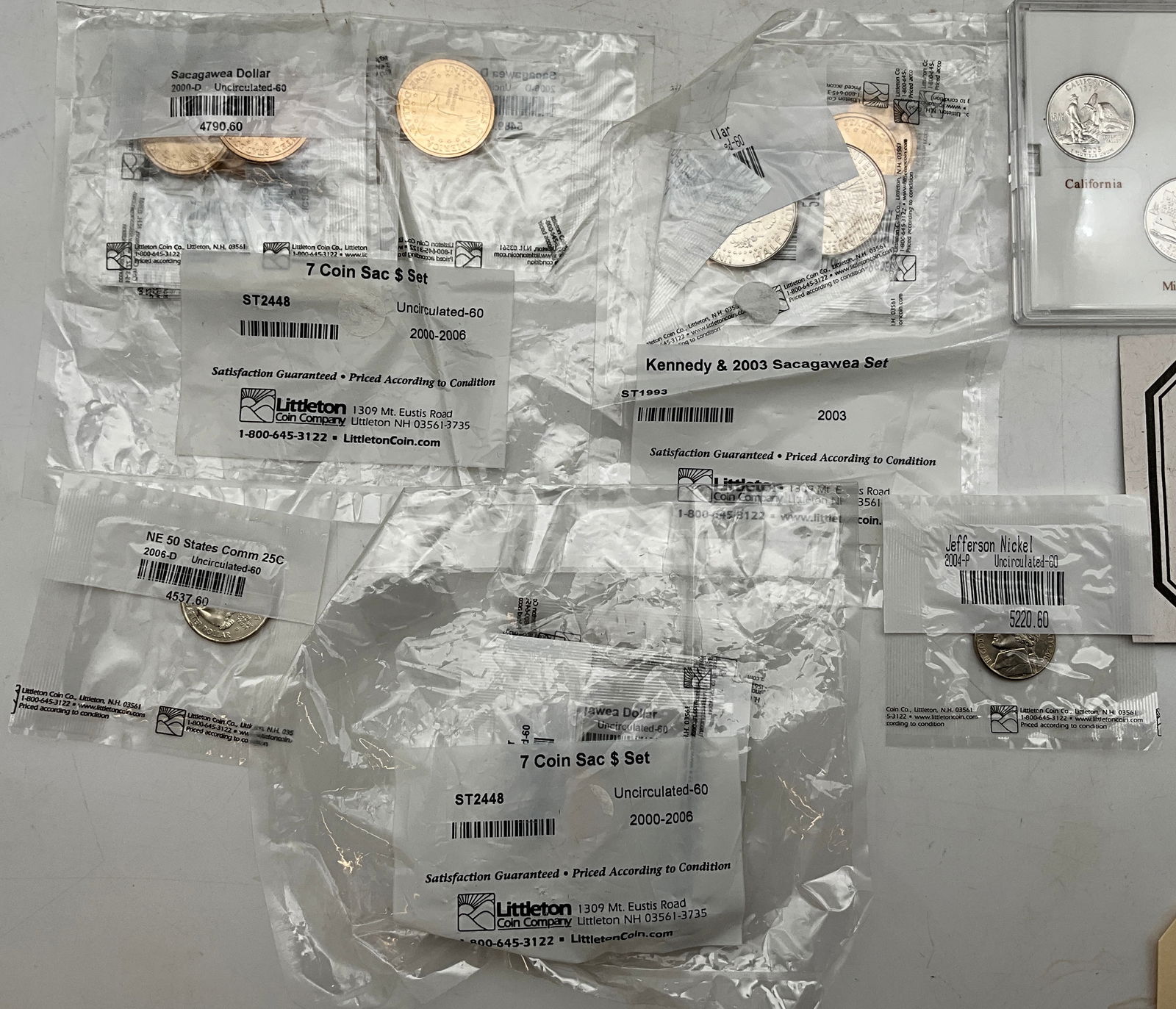 US 2000-2006 Uncirculated Coin Collection, Base Metal - 3