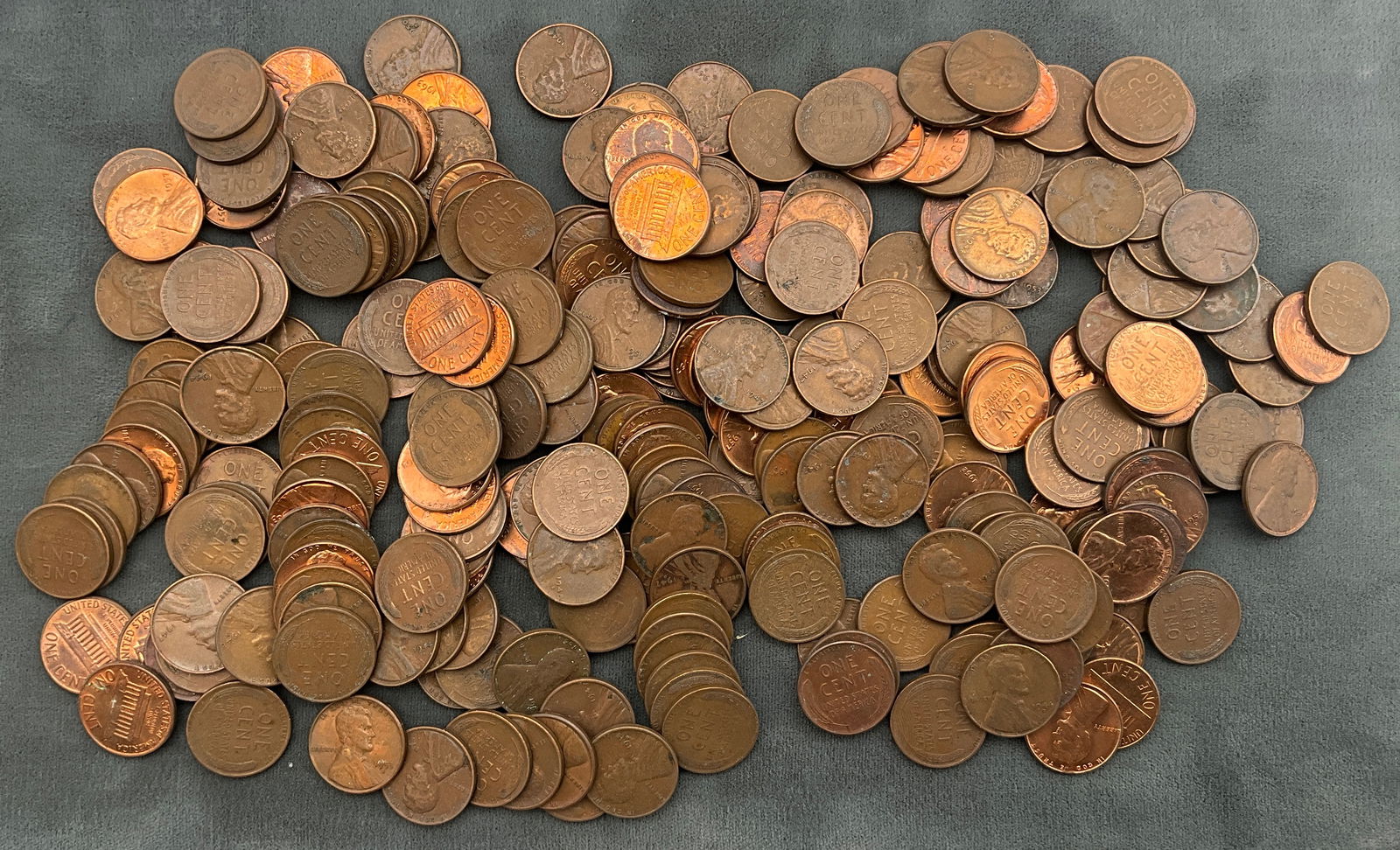 US 1909-1958 Lincoln Cent Collection, Copper, 250 pcs - 3