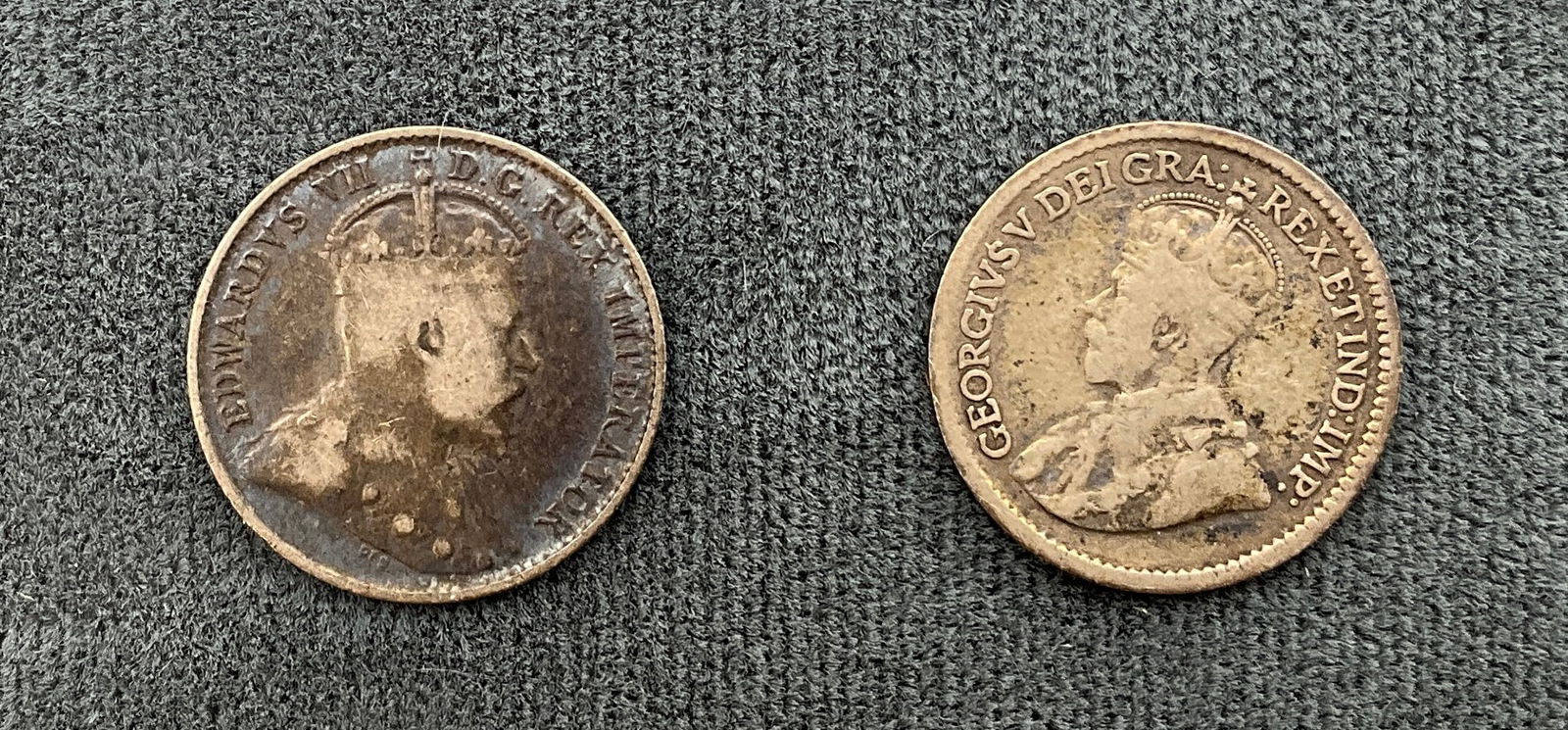 CA 1902-1919 5 Cents, Silver, KM-13/KM-22 - 2