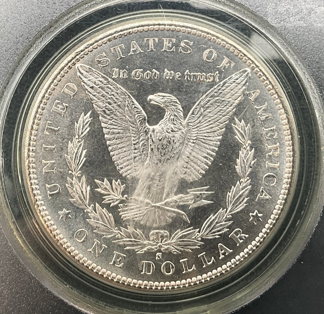 US 1881-S One Dollar, Silver, KM-110, PCGS MS66PL - 4
