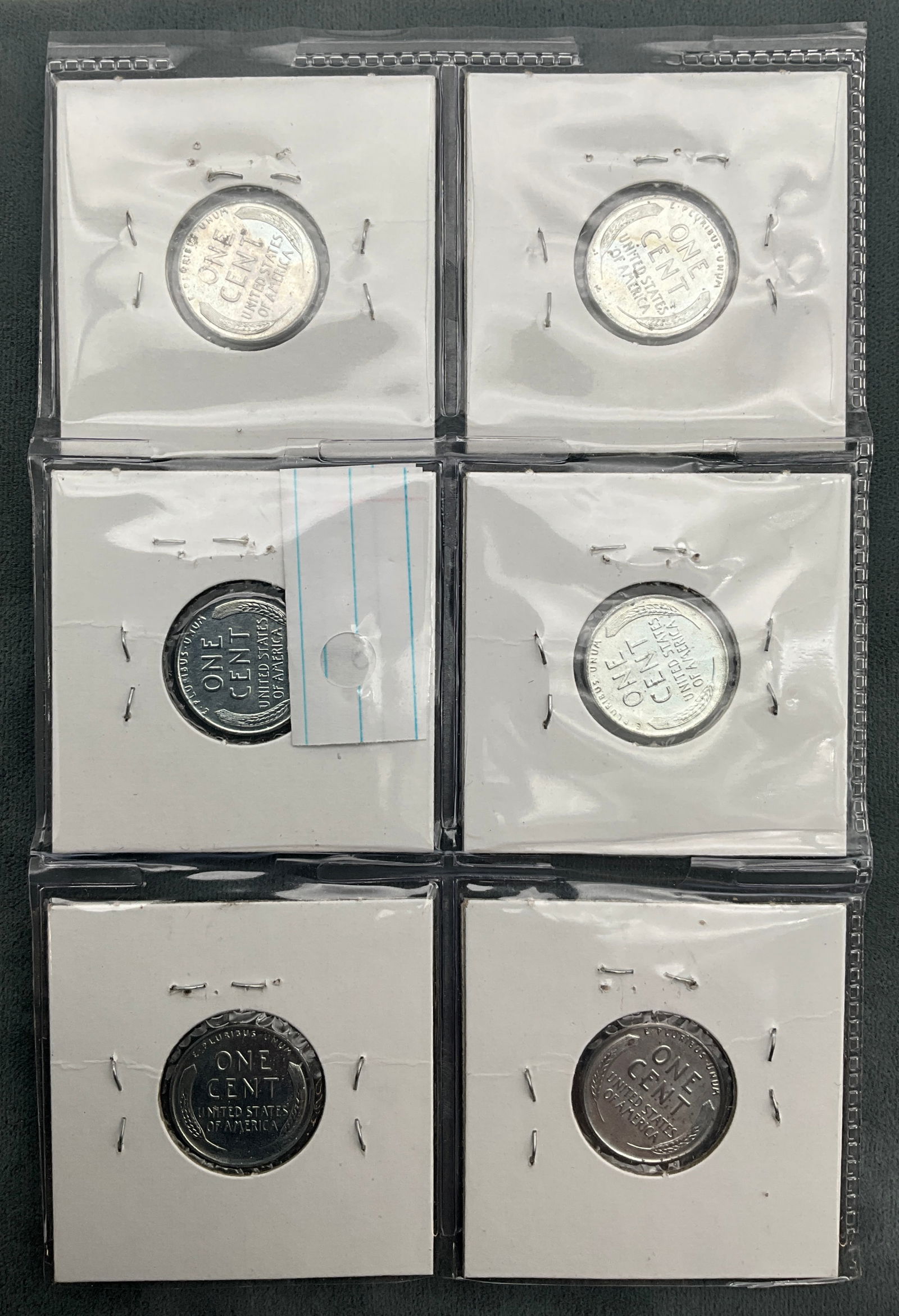 US 1943 Lincoln Cent Collection, Zinc-Coated Steel - 5