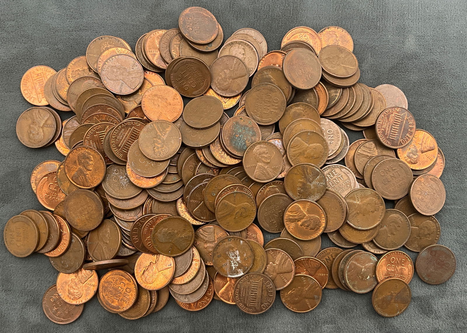 US 250 Lincoln Wheat and Memorial Cents, Copper, KM-132/201 - 2