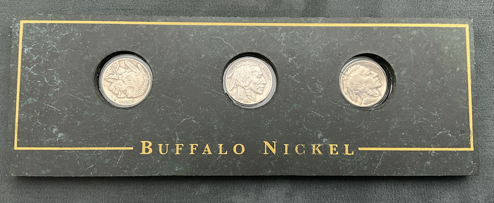 US 1930-1936 Trio of Five Cents, Copper-Nickel, KM-134 - 2