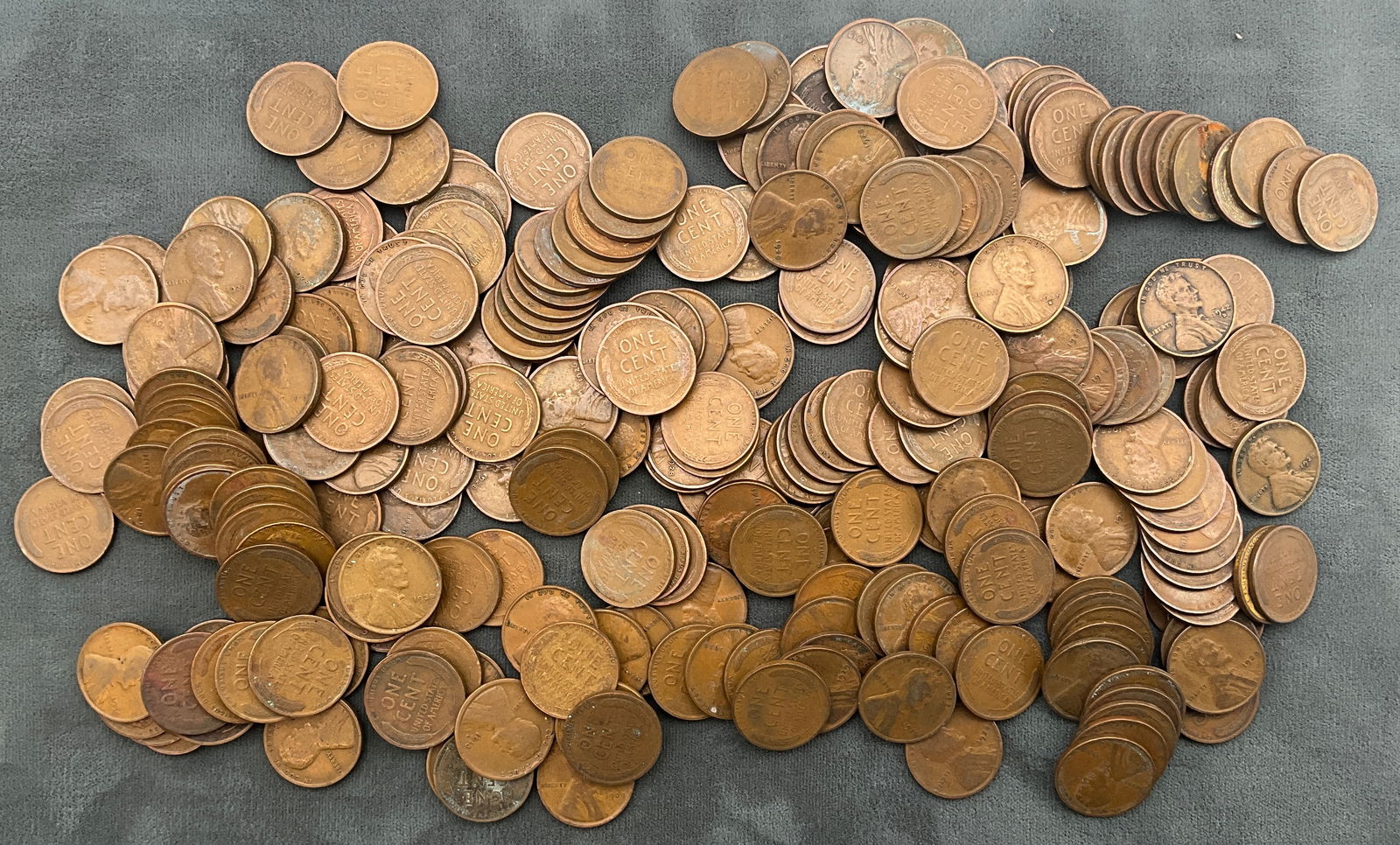 US 1909-1958 Lincoln Wheat Cent Collection, Copper, KM-132 - 2