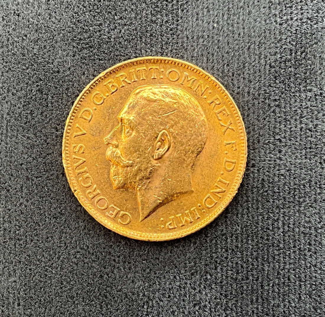 UK 1913 Sovereign, Gold, S-3996 - 2