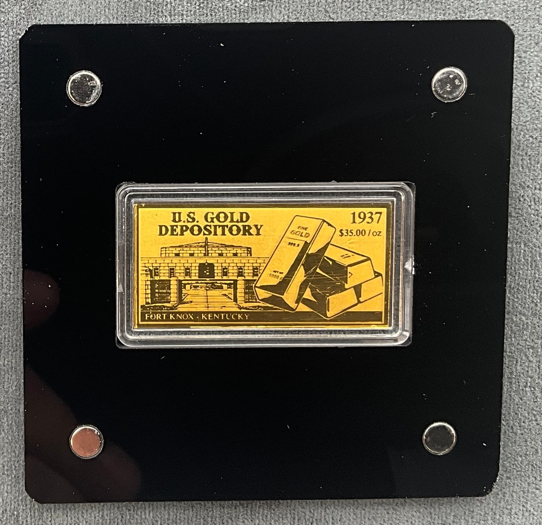 US America's History of Gold, .999 Gold Ingot - 3