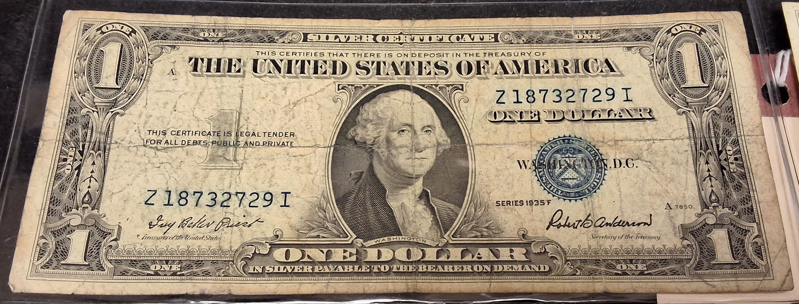 US 1928-1957 $1 Silver Certificates, Paper, Fr. 1600-1619 - 2