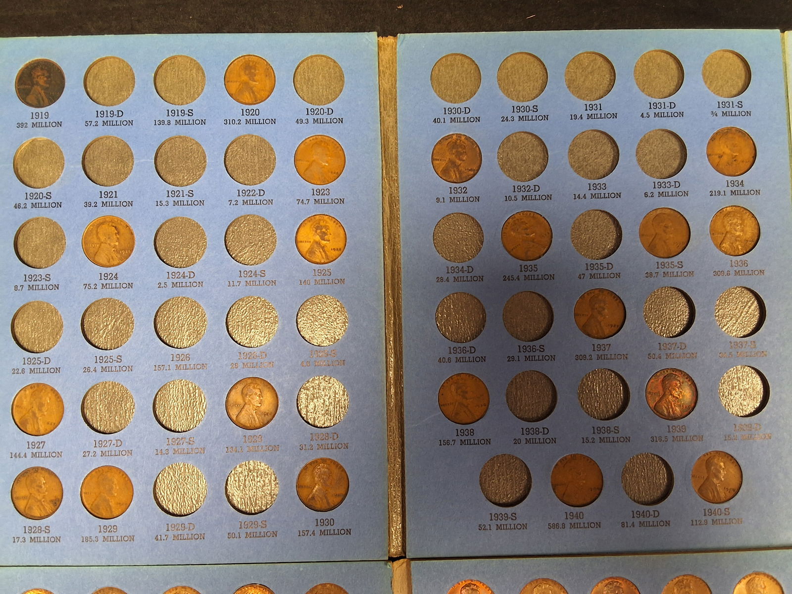 US 1909-1978 Lincoln Cent Collection, Copper and Steel - 7
