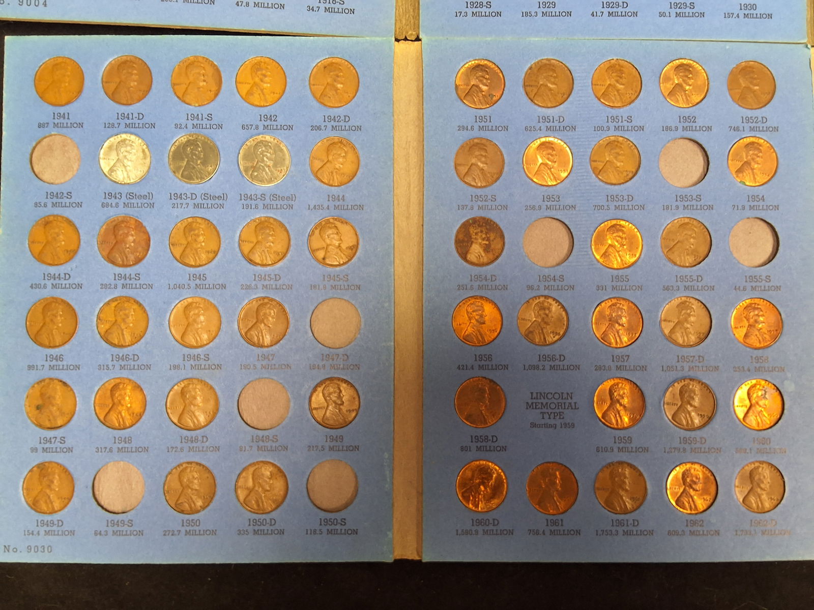 US 1909-1978 Lincoln Cent Collection, Copper and Steel - 8