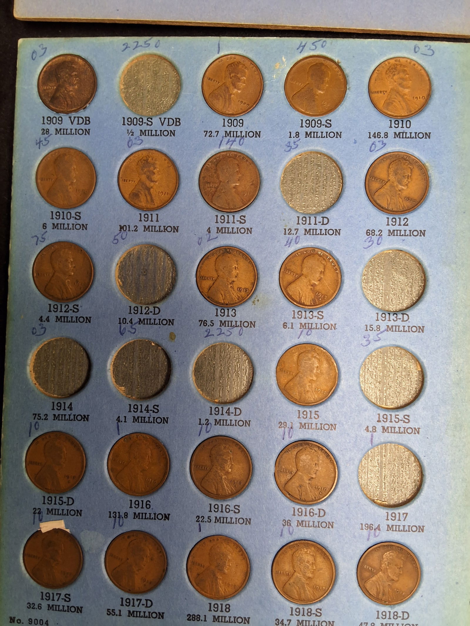 US 1857-1940 Small Cent Collection, Copper-Nickel and Bronze - 5
