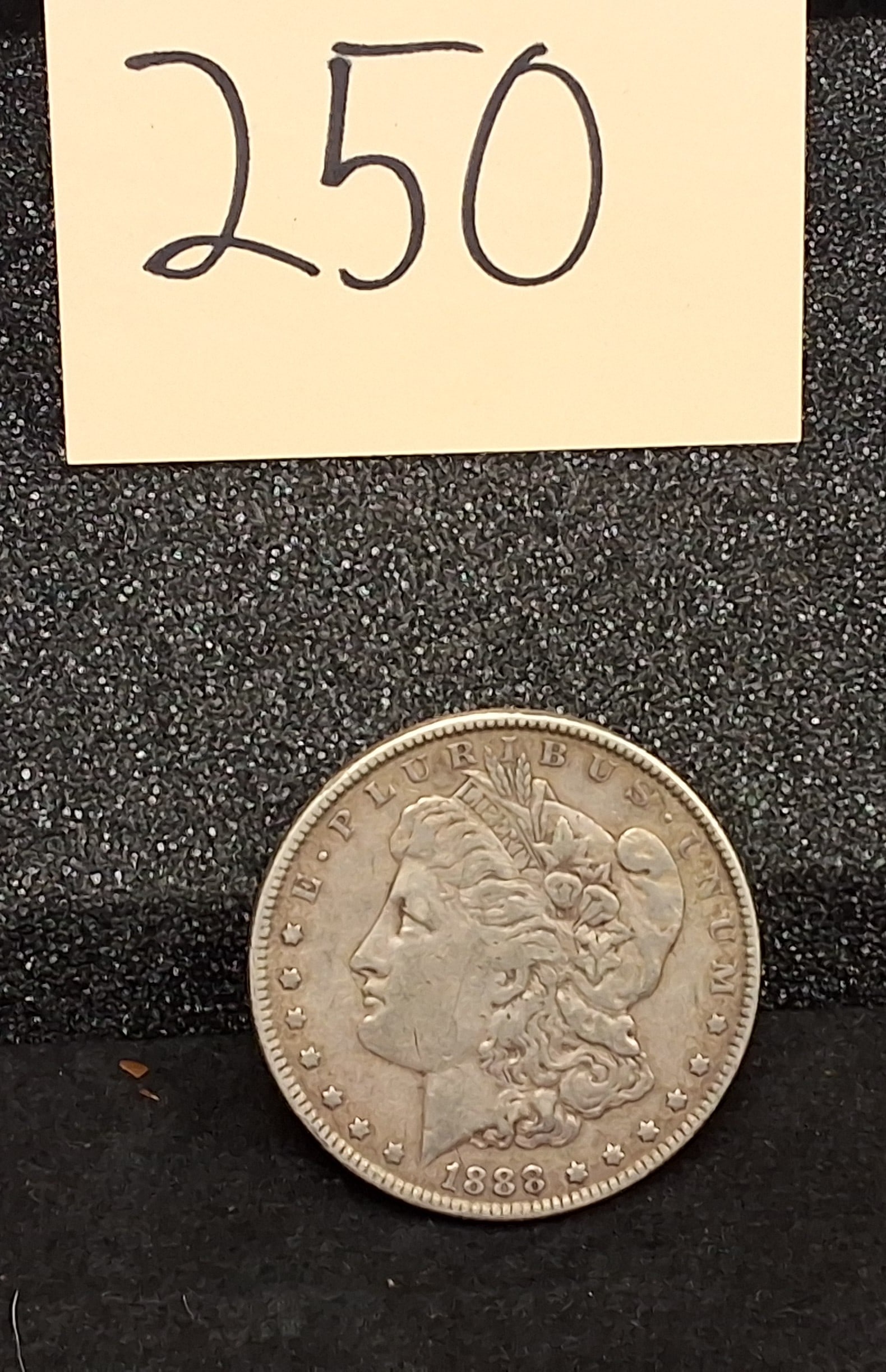 US 1888 Morgan Dollar, Silver, KM-110: Catalog number: KM-110. Designer: George T. Morgan. Philadelphia Mint. Morgan obverse / Eagle reverse. Condition All property is sold in "as is" condition and all sales are final. Teel Auctions and it
