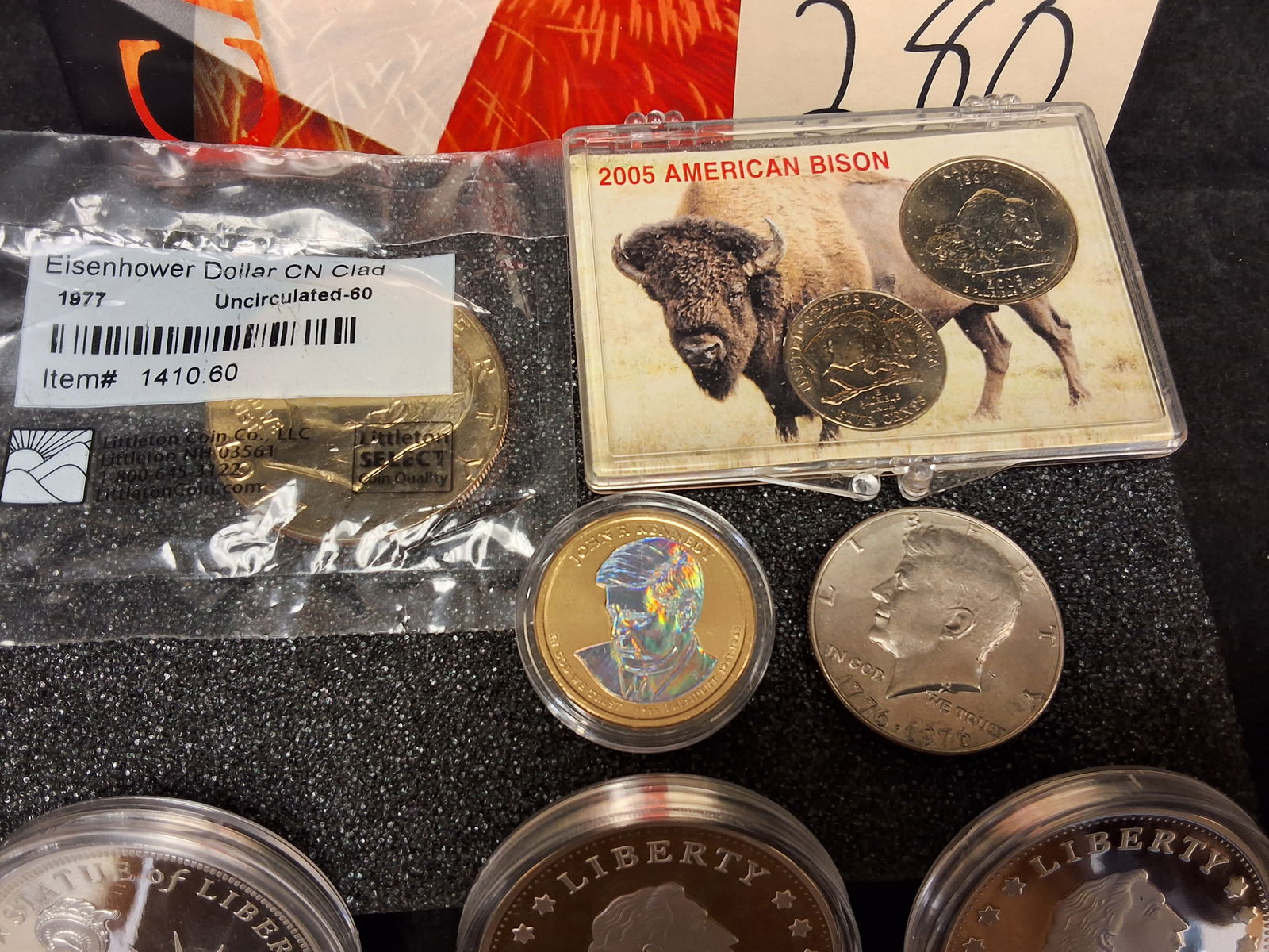 US and CA Collection of Coins, Medallic Rounds, and Replicas - 3