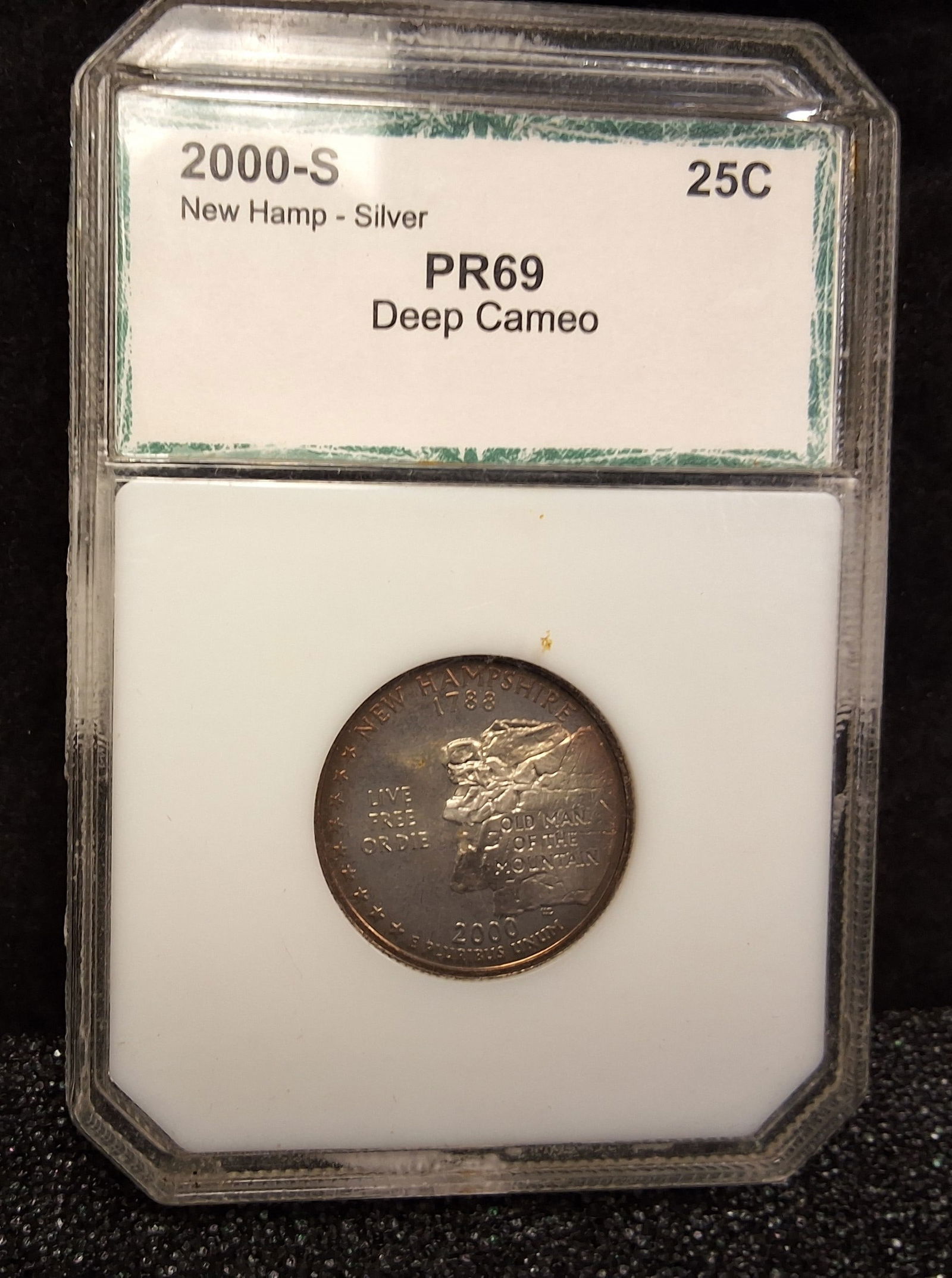 US 2000-2025 Trio of Proof Coins, Silver and Clad, PR69 - 2