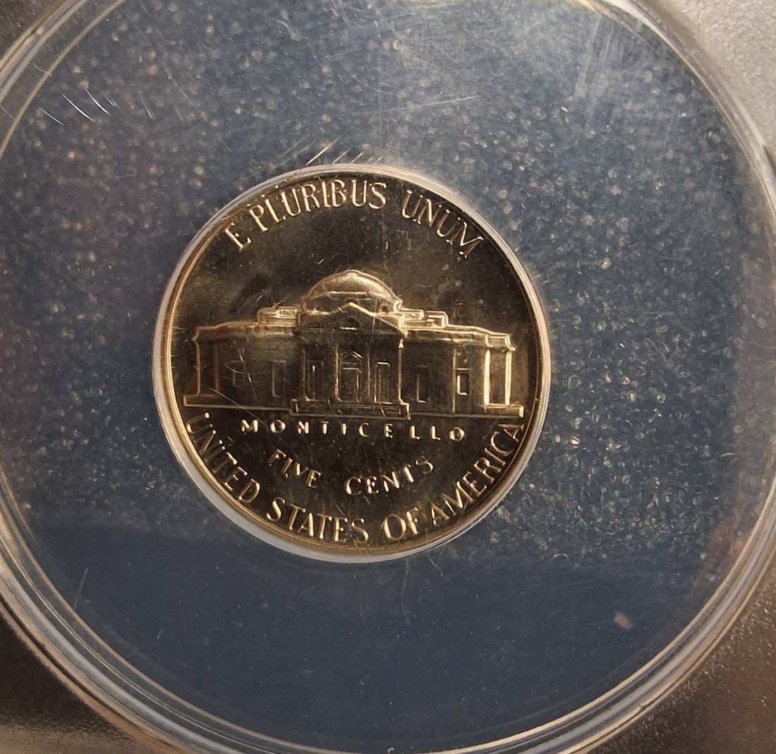 US 1967 Five Cents, Copper-Nickel, KM-192, ANACS SP 67 SMS - 3